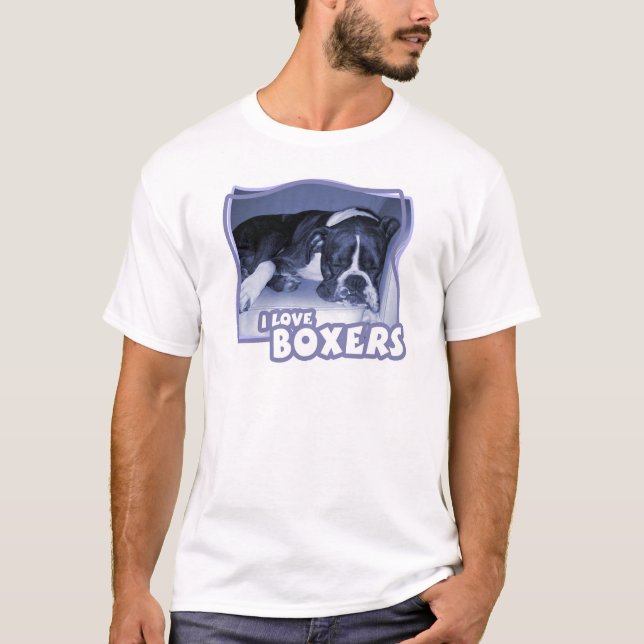 T-SHIRT J'AIME DES BOXEURS (Devant)