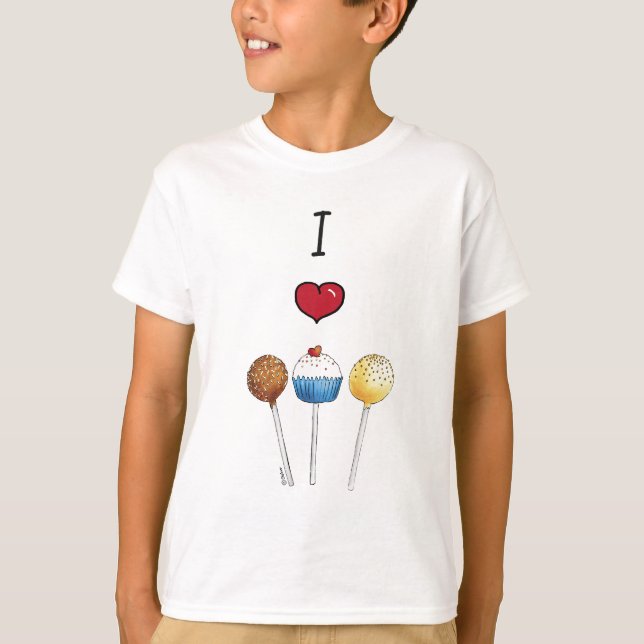 T-shirt J'aime des bruits de gâteau (Devant)