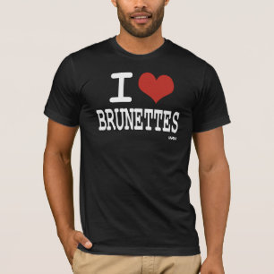 T-shirt J'aime des brunes