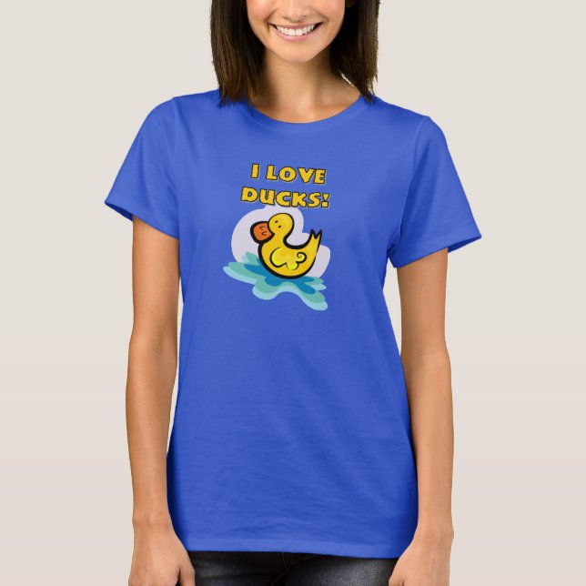 T-shirt J'aime des canards (Devant)