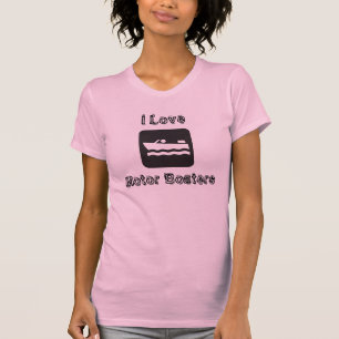 T-shirt J'aime des chapeaux en paille de moteur