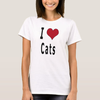 T-shirt J'aime des chats