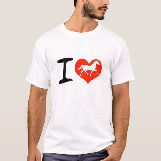 T-shirt J'aime des chevaux