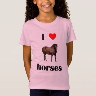 T-Shirt J'aime des chevaux