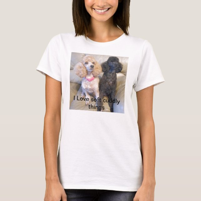 T-shirt J'aime des choses câlines douces (Devant)