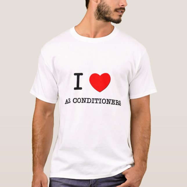 T-shirt J'aime des climatiseurs (Devant)