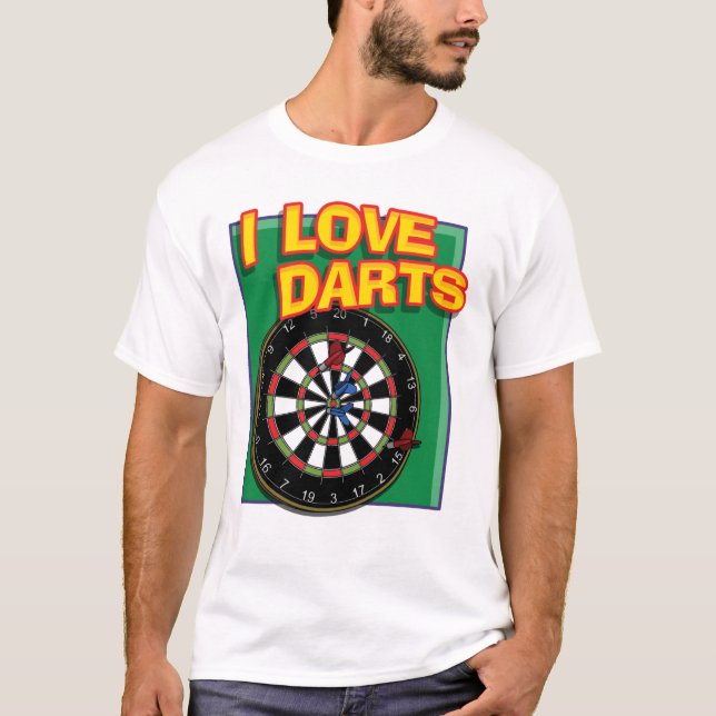 T-SHIRT J'AIME DES DARDS (Devant)
