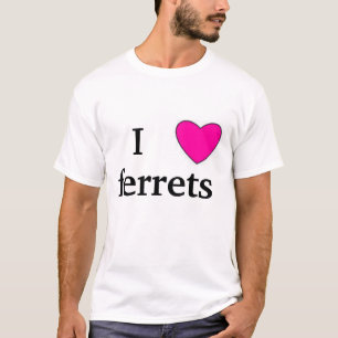 T-shirt j'aime des furets