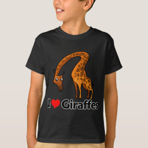 T-shirt J'aime des girafes