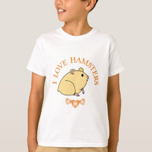 T-shirt J'aime des hamsters