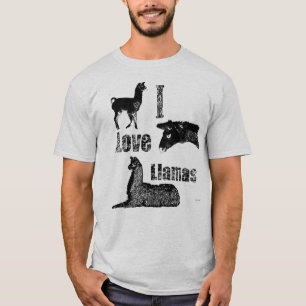 T-shirt J'aime des lamas