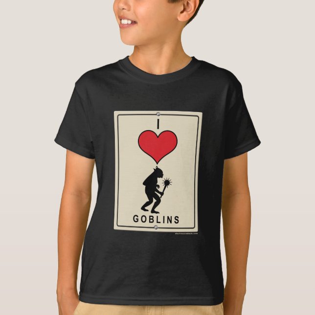T-shirt J'aime des lutins (Devant)