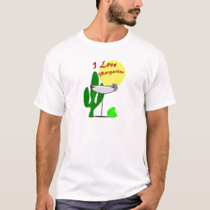 T-shirt J'aime des margaritas--T-shirts d'amants de