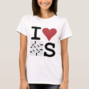 T-shirt J'aime des mots croisé habillement et accessoires