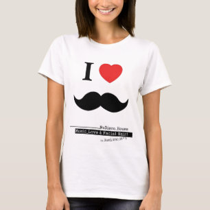 T-SHIRT J'AIME DES MOUSTACHES