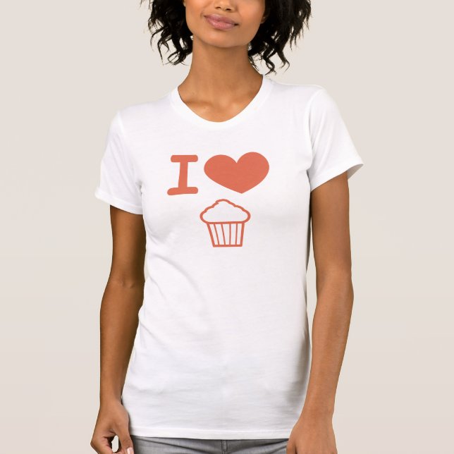 T-shirt J'aime des petits gâteaux (Devant)
