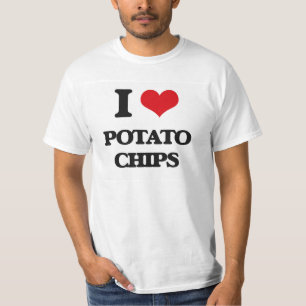 T-shirt J'aime des pommes chips