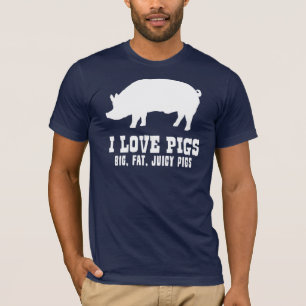 T-shirt J'aime des porcs
