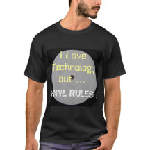 J'aime des règles de technologie mais de vinyle