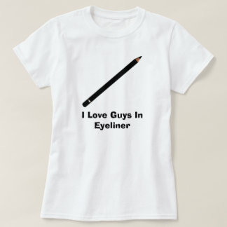 T-shirt J'aime des types dans l'eye-liner