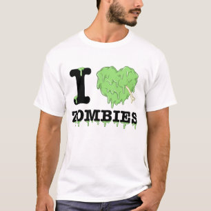 T-shirt J'aime des zombis