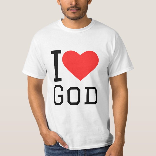 T-shirt J'aime dieu (Devant)