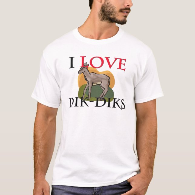 T-shirt J'aime Dik-Diks (Devant)
