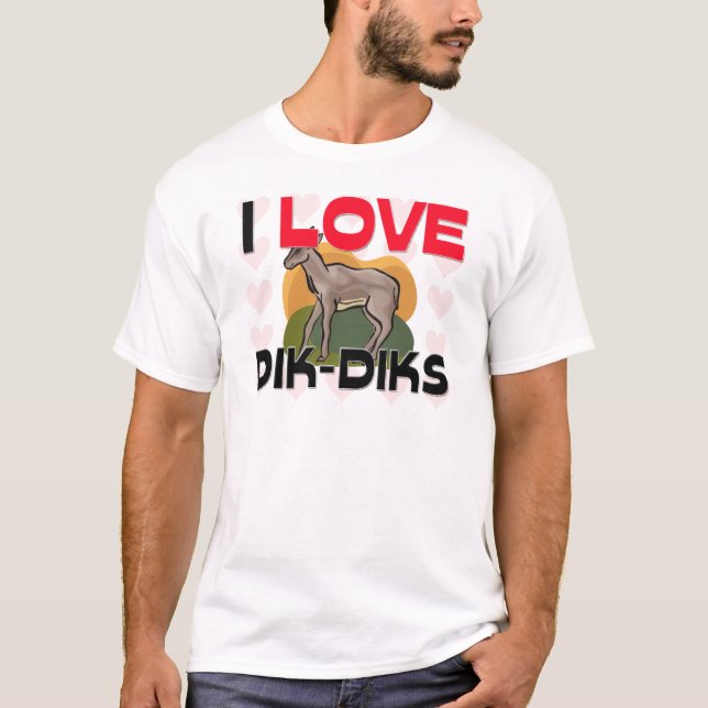 T-shirt J'aime Dik-Diks (Devant)