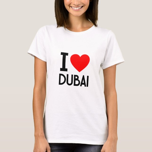 T-shirt J'aime Dubaï (Devant)