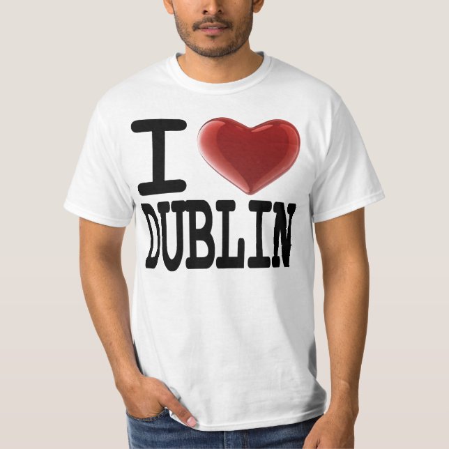 T-shirt J'aime DUBLIN (Devant)