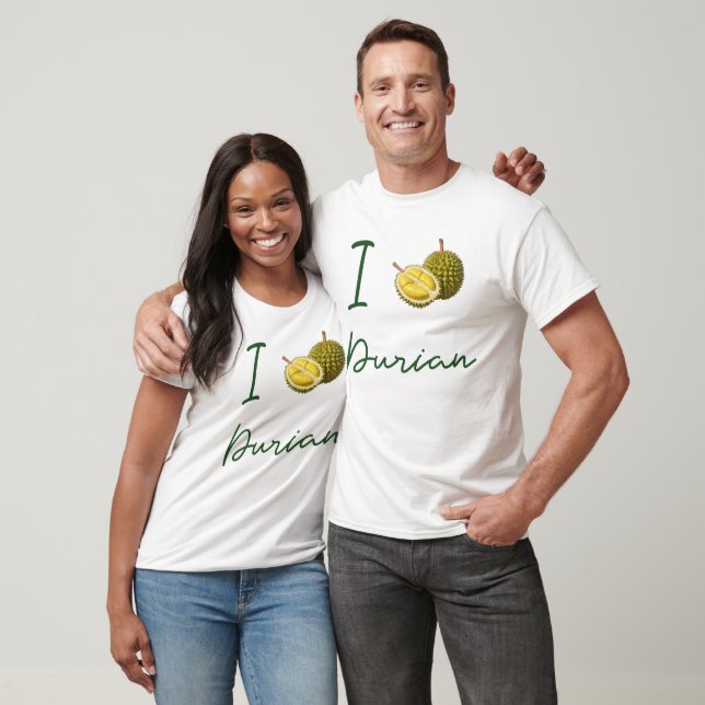 T-shirt J'aime Durian (Unisexe)