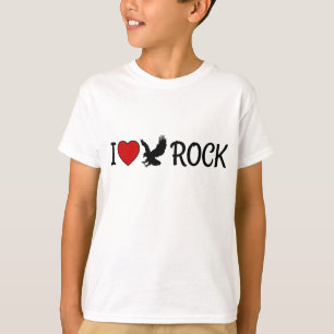 T-shirt J'aime Eagle Rock California Red Heart