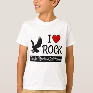 T-shirt J'aime Eagle Rock California Red Heart