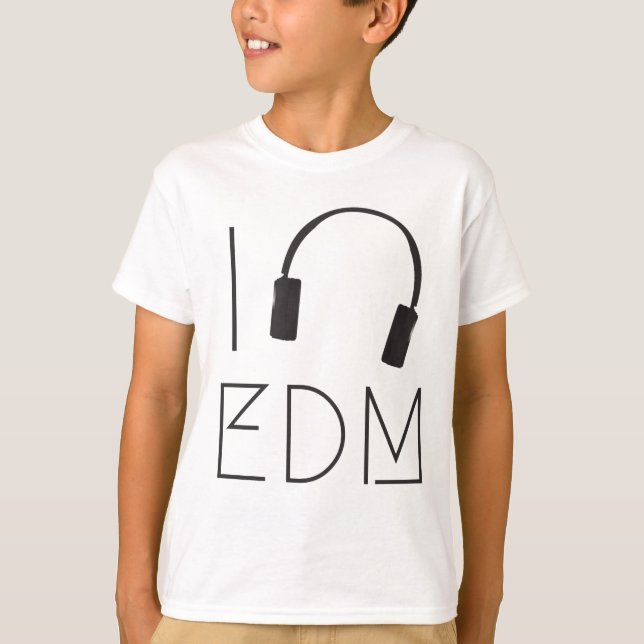 T-shirt J'aime EDM (Devant)