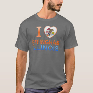 T-shirt J'aime Effingham, IL