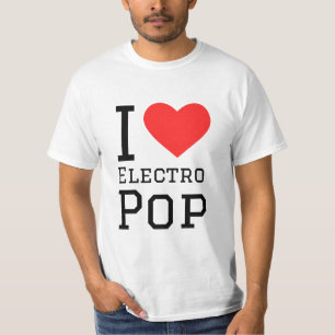 T-shirt J'aime électro pop