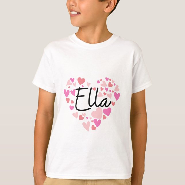 T-shirt J'aime Ella (Devant)
