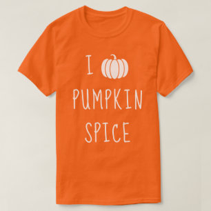 T-shirt J'aime épice Citrouille