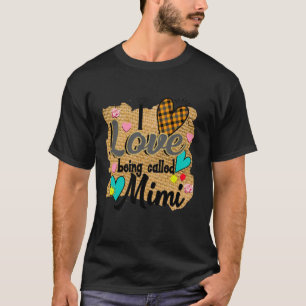 T-shirt J'aime être appelé Mimi Burlap tissu sac mère