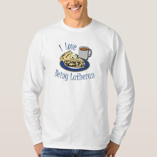 T-shirt J'aime être Luthérien drôle (Devant)