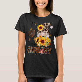 T-shirt J'Aime Être Un Grammy Automne Gnome Automne Thanks