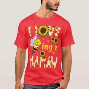 T-shirt J'Aime Être Une Fête Des Mères D'Abeilles De Tourn