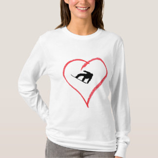 T-shirt J'aime faire du surf des neiges