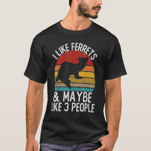 T-shirt J'aime Ferrtes et peut-être comme 3 personnes Chem