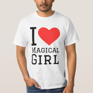 T-shirt J'aime fille magique