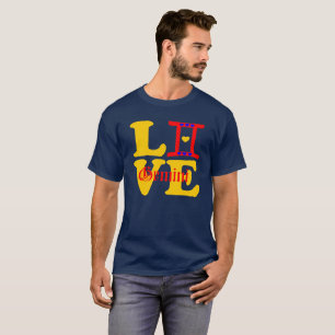 T-shirt ♊ J'Aime Gemini-Best Zodiac Signal Basique Loose-