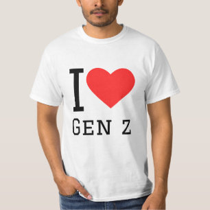 T-shirt J'aime gen z