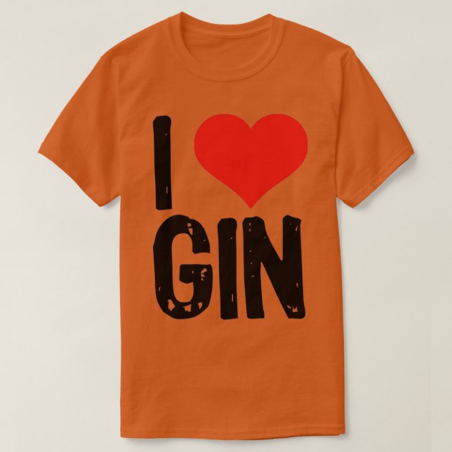 T-shirt J'Aime Gin (Design devant)