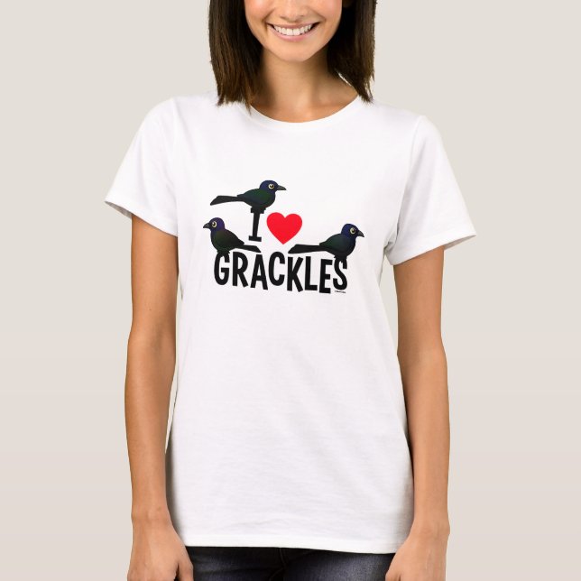 T-shirt J'aime Grackles (Devant)