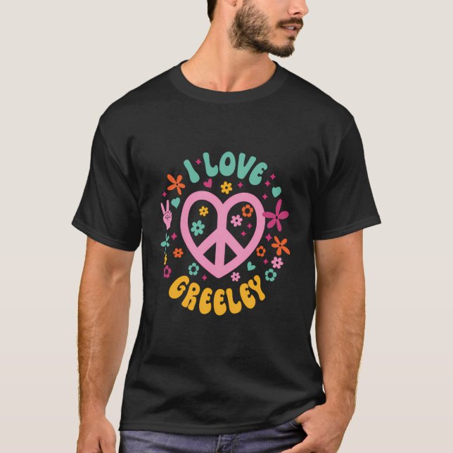 T-shirt J'aime Greeley (Devant)